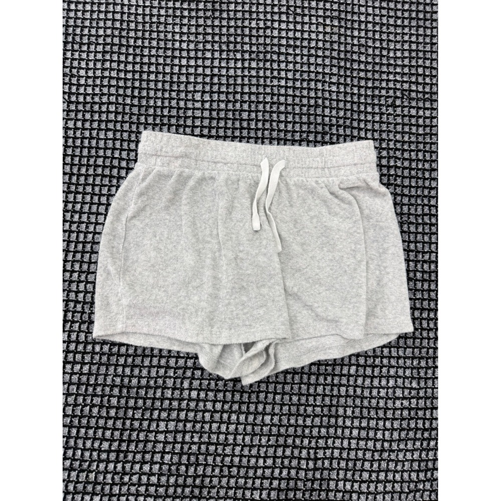 Sundown by Splendid Lounge Shorts Womens Small Gray Excellent Terry Drawstring